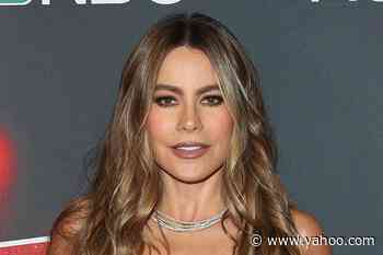 Sofia Vergara Repurposes a Sparkling Tiger-Print Dress as a Top With Silky Pants and Platform Sandals for ‘America’s Got Talent’ - Yahoo Lifestyle