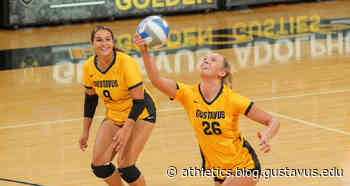 Volleyball Sweeps Bethany in Home Opener - Posted on September 1st, 2021 by Skylar Abrego - Gustavus Adolphus College News
