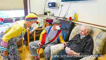 Aufmunterung für Demenzkranke: Zertifizierte Clowns treten in Schömberger Pflegeheim auf