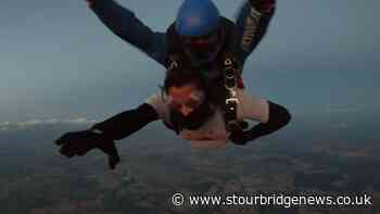 Charity skydive raises £2,000 for Dudley's leukaemia ward | Stourbridge News - Stourbridge News