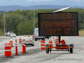 Dangerous U-turns on Calgary highway due to construction prompts Alberta Transportation to close intersection - Calgary Herald