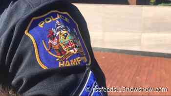Investigators look for grey SUV after someone shot at Hampton police officer