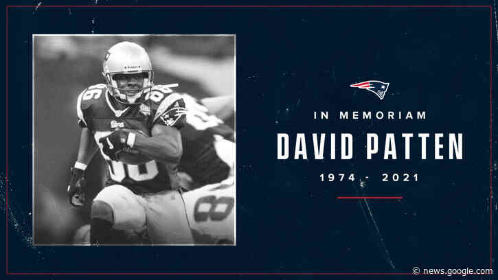 Former Patriots wide receiver David Patten passes away - Patriots.com