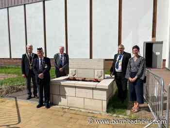 Barrhead: PTSD memorial unveiled outside The Foundry - Barrhead News