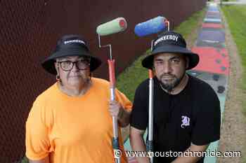 Houston artist Donkeeboy and his mom turn a park into works of teachable art - Houston Chronicle