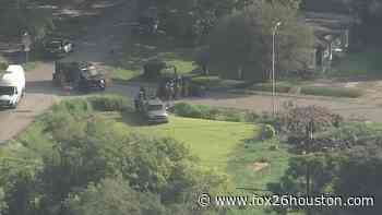 SWAT officers take suspect into custody after barricading in NE Houston home - fox26houston.com