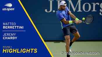 Matteo Berrettini vs Jeremy Chardy Highlights | 2021 US Open Round 1 - The Global Herald - The Global Herald