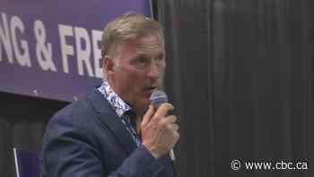 People's Party Leader Maxime Bernier egged at campaign event