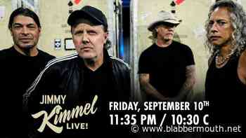 METALLICA To Perform On 'Jimmy Kimmel Live!' Next Week - BLABBERMOUTH.NET