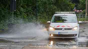 Gewitter über Augsburg legte Auto lahm: Feuerwehr musste mehrfach ausrücken - Augsburger Allgemeine