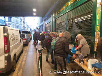 Glasgow primary school kids seen queuing for food at soup kitchen for homeless people... - The Scottish Sun
