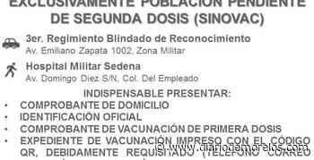 Vacunación para rezagados, viernes 3 y sábado 4 de septiembre en Cuernavaca - Diario de Morelos