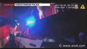 VIDEO: Cheektowaga Police save four people from burning home