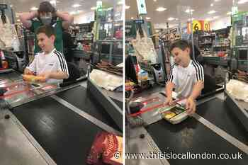 Morrisons Sidcup cashier lets boy, 9, work on tills