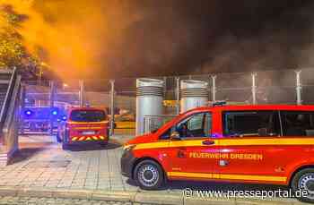 FW Dresden: Achtung Übung: Brand im Eisenbahntunnel am Flughafen Dresden - Presseportal.de