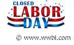 Jasper Labor Day Closing Information - WWBL