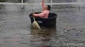 Flooded with laughter: Owner of Rhode Island horse farm makes best of rain - KLEW