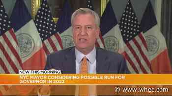 Mayor Bill de Blasio considers run for governor in 2022
