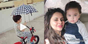 Watch: Actress Fatima Effendi’s cute little son enjoying Karachi rain - BOL News