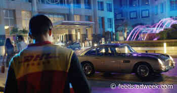 DHL Driver Makes Delivery In the Middle of a James Bond Chase Taking Place Around Him