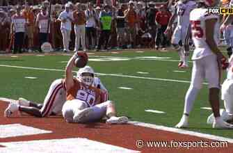 Hudson Card connects with Cade Brewer for six-yard TD reception, Texas takes 14-3 lead over Louisiana