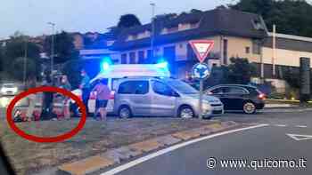 Lipomo, scontro moto auto sulla provinciale per Lecco: ferito un 30enne - QuiComo