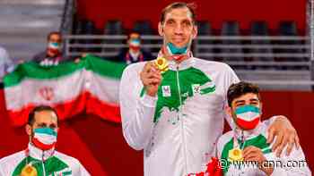 Tallest Paralympian in history helps Iran win sitting volleyball gold