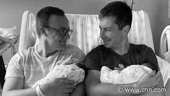 Pete Buttigieg and husband announce birth of their adopted children