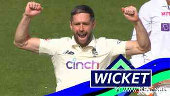 England v India: Chris Woakes dismisses Ravindra Jadeja lbw