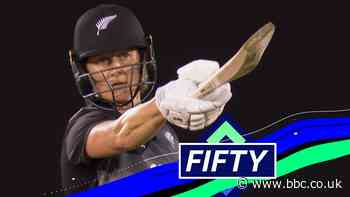 Sophie Devine: New Zealand captain hits half-century against England at Hove
