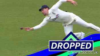 England v India: Rory Burns drops Rohit Sharma on 31