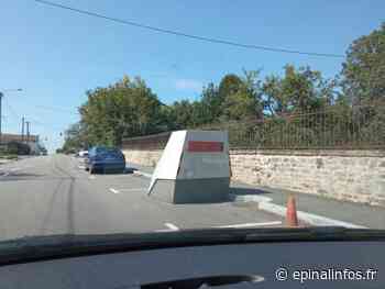 Le radar de chantier dégradé à Aydoilles - Epinal infos - Epinal Infos