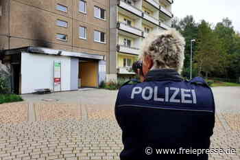 Container brennen an Wohnblock in Hutholz - Polizei ermittelt - Freie Presse