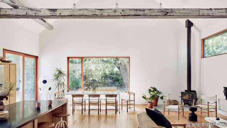 Side Angle Side creates gabled home in Austin for an architectural photographer