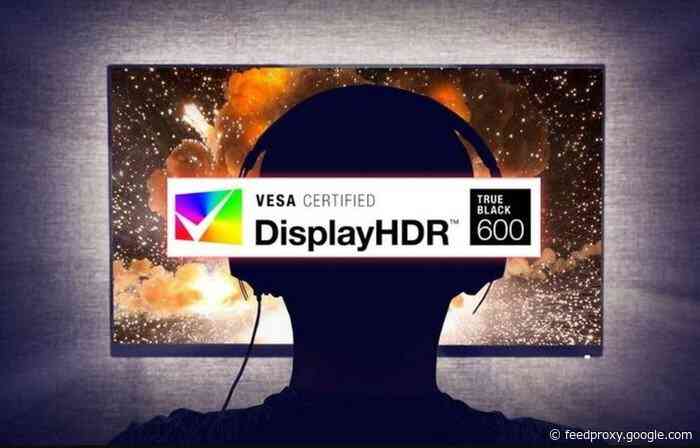 VESA DisplayHDR True Black 600 performance standard introduced