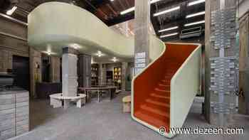 AIM Architecture adds slide-like staircase to Shanghai store In the Park - Dezeen