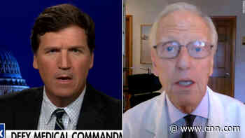 'Obscene': Doctor reacts to Tucker Carlson defending fake vaccine cards