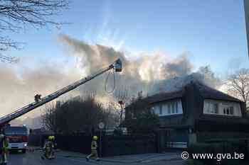 Vogelnest in schouw leidt tot brand aan rieten dak - Gazet van Antwerpen