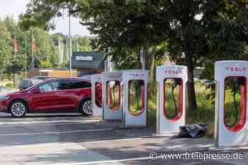 Zwölf Ladesäulen für 48 Tesla? - Freie Presse
