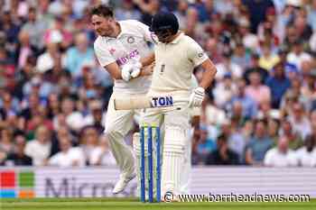 Pitch invader arrested after collision with Jonny Bairstow at the Oval - Barrhead News
