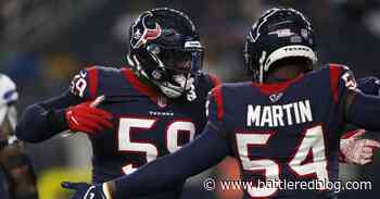 Houston Texans Keep Nine Linebackers - Battle Red Blog