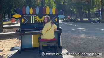 "Play Me, I'm Yours" in Augsburg: Einmal vor Publikum Klavier spielen . . .
