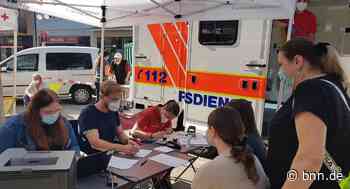 Obstgeschenk soll das Impfen in Bruchsal versüßen - BNN - Badische Neueste Nachrichten