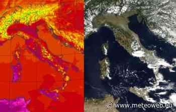 Le temperature massime di oggi: +34°C a Enna, +30°C a Milano, +24°C all’Aquila - MeteoWeb