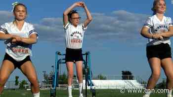 She was given a 2% chance of survival at birth. Now she's a cheerleader