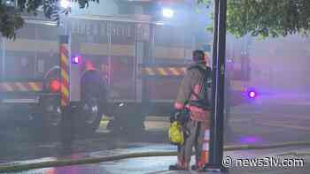 Las Vegas firefighters battle structure fire in Arts District - News3LV