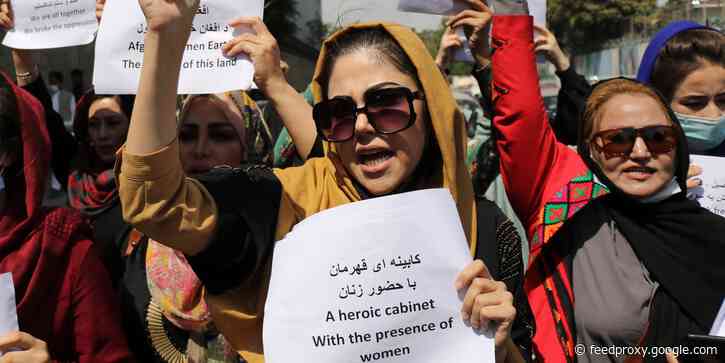 The Taliban barricaded and hit Afghan women protesting in Kabul with tear gas and stun guns, protesters say
