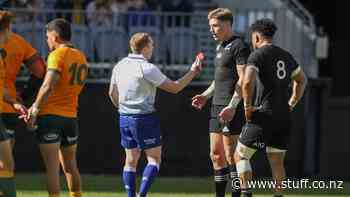 All Blacks v Wallabies: Unfortunate Jordie Barrett joins brother Scott in being sent off in Perth - Stuff.co.nz