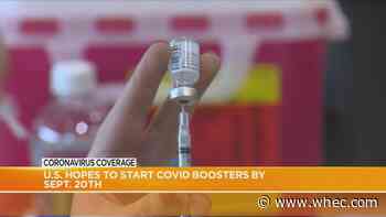 US hopes to start COVID boosters on Sept. 20