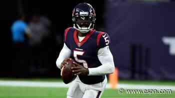 Texans officially name veteran Taylor starting QB